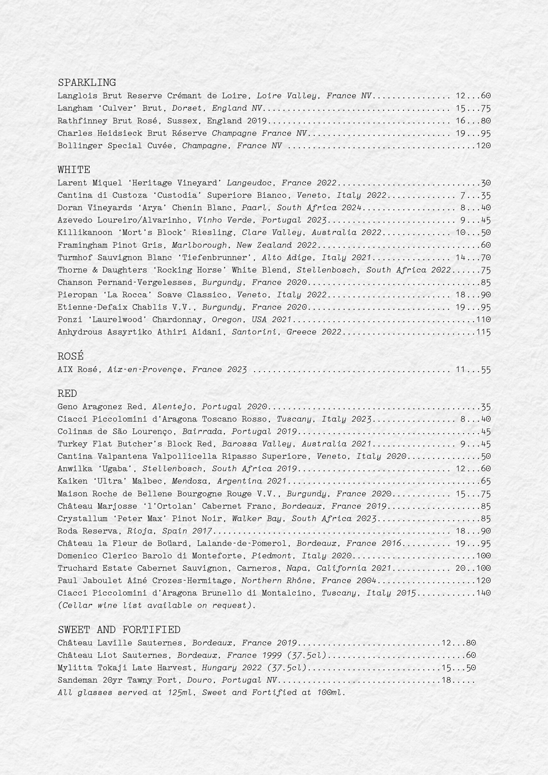 GP Starling Sample Wine 241122